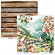 Набор бумаги для скрапбукинга Mintay Papers SUMMER HIGHLANDS 20х20см (12 листов)