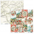 Набор бумаги для скрапбукинга Mintay Papers SUMMER HIGHLANDS 20х20см (12 листов)