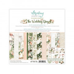 Набор бумаги для скрапбукинга Mintay Papers THE WEDDING DAY 20х20см (12 листов)