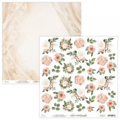 Лист с цветами для вырезания Mintay Papers THE WEDDING DAY 30х30см