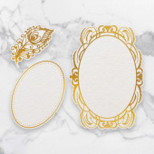 Нож для вырубки и тиснения фольгой Couture Creations PEACOCK FRAMES