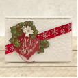 Штамп для тиснения фольгой Couture Creations CHRISTMAS BORDERS