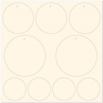 Набор чипборда P13 FOR COLLECTION TAGS 01
