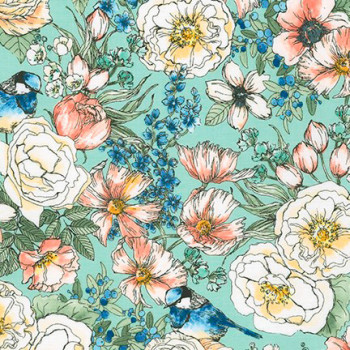 Ткань лоскутная Peppy NATURE'S NOTEBOOK Spring 50х55см