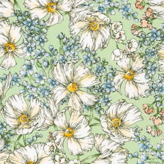 Ткань лоскутная Peppy NATURE'S NOTEBOOK Meadow 50х55см