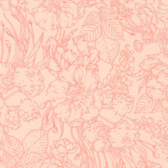 Ткань лоскутная Peppy NATURE'S NOTEBOOK 19850 Peach 50х55см