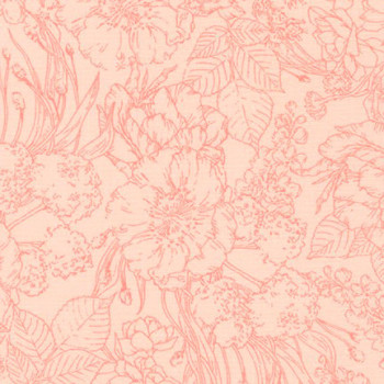 Ткань лоскутная Peppy NATURE'S NOTEBOOK 19850 Peach 50х55см