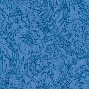 Ткань лоскутная Peppy NATURE'S NOTEBOOK 19850 Blueberry 50х55см