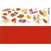Лист с картинками ScrapMania ОСЕННИЕ ЛИСТЬЯ 2 10х30см