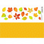 Лист с картинками ScrapMania ОСЕННИЕ ЛИСТЬЯ 3 10х30см