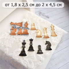 Нож для вырубки ScrapMania СССР - ШАХМАТНЫЕ ФИГУРЫ