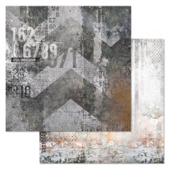 Лист бумаги для скрапбукинга ScrapMania СВОБОДА коллекция Стальное сердце 30х30см