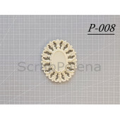 Фигурка пластиковая Scrappelena_decor РАМКА АЖУРНАЯ - 3
