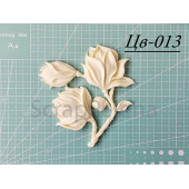 Фигурка пластиковая Scrappelena_decor ЦВЕТОК МАГНОЛИИ - 1