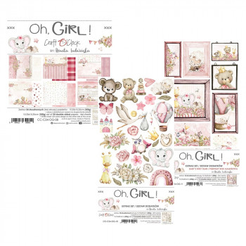 Набор материалов для скрапбукинга Craft O'Clock OH, GIRL