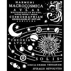 Трафарет для микс медиа Stamperia FORTUNE Constellation 20х25см