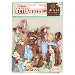 Набор самоклеящихся высечек.Stamperia OH LA LA Girls And Flowers