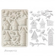 Силиконовый молд Stamperia SILICON MOLD A5 DEWDROPS Nests and Birds