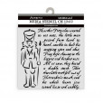Трафарет для микс медиа Stamperia ALICE IN CHRISTMAS Soldiers 12х12см