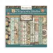 Набор бумаги для скрапбукинга Stamperia GARDENS OF TIME MAXI BACKGROUNDS SELECTION 30х30см