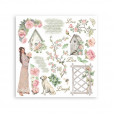 Набор натирок Stamperia HOUSE OF ROSES RUB ON KIT 15х15см