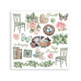 Набор натирок Stamperia HOUSE OF ROSES RUB ON KIT 15х15см