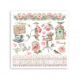 Набор натирок Stamperia HOUSE OF ROSES RUB ON KIT 15х15см