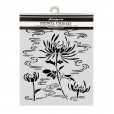 Трафарет для микс медиа Stamperia ORIENTAL GARDEN Lotus Flower 20х25см