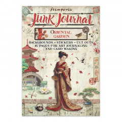 Набор бумаги, высечек и наклеек для скрапбукинга Stamperia ORIENTAL GARDEN JUNK JOURNAL 21х30см 16 листов