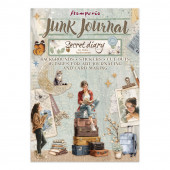 Набор бумаги, высечек и наклеек для скрапбукинга Stamperia SECRET DIARY JUNK JOURNAL 21х30см 16 листов