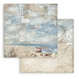 Набор бумаги для скрапбукинга Stamperia SILENT SEA BACKGROUNDS SELECTION 20х20см
