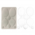 Силиконовый молд Stamperia SILICON MOLD A5 CHRISTMAS BALLS
