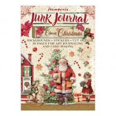 Набор бумаги, высечек и наклеек для скрапбукинга Stamperia CLASSIC CHRISTMAS JUNK JOURNAL 21х30см 16 листов