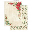Набор бумаги, высечек и наклеек для скрапбукинга Stamperia CLASSIC CHRISTMAS JUNK JOURNAL 21х30см 16 листов