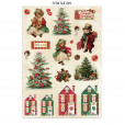 Набор бумаги, высечек и наклеек для скрапбукинга Stamperia CLASSIC CHRISTMAS JUNK JOURNAL 21х30см 16 листов