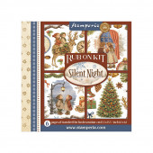 Набор натирок Stamperia SILENT NIGHT RUB ON KIT 15х15см