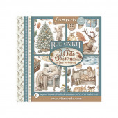 Набор натирок Stamperia WHITE CHRISTMAS RUB ON KIT 15х15см
