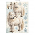 Набор бумаги и высечек для скрапбукинга Stamperia WHITE CHRISTMAS JUNK JOURNAL FOCUS POINTS 15х21см 16 листов