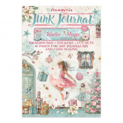 Набор бумаги, высечек и наклеек для скрапбукинга Stamperia WINTER MAGIC JUNK JOURNAL 21х30см 16 листов