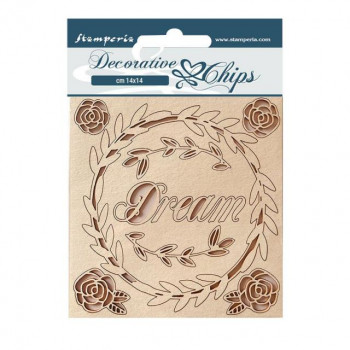 Набор декоративного чипборда Stamperia ROSE PARFUM DREAM 14х14см