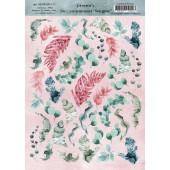 Лист односторонний для вырезания Summer Studio SEA GRASS А4