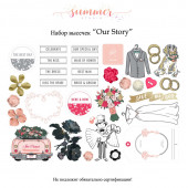 Набор высечек Summer Studio OUR STORY