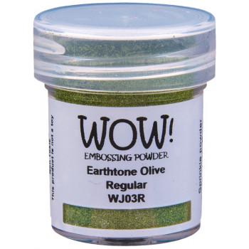 Пудра для эмбоссинга с текстурой WOW EARTHTONE OLIVE