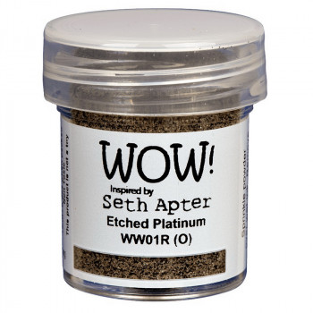 Пудра для эмбоссинга WOW ETCHED PLATINUM