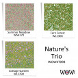 Набор пудры для эмбоссинга WOW NATURE'S TRIO